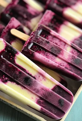 Blackberry Lime Cheesecake Popsicles