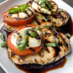 Caprese Grilled Chicken with Balsamic Reduction Recipe