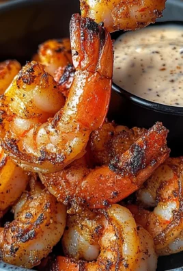 Crispy Cajun Shrimp With Creamy Sauce