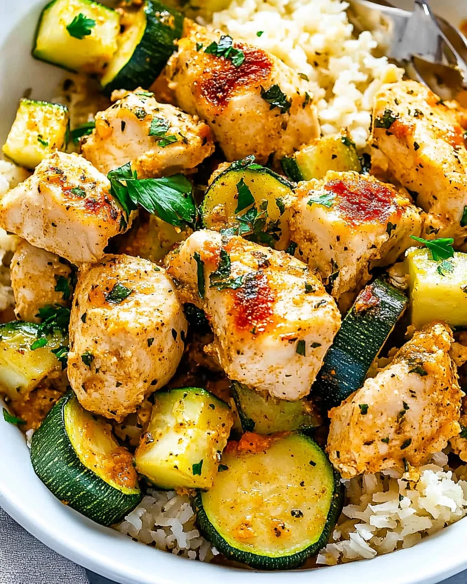 Easy Baked Chicken and Zucchini Recipe