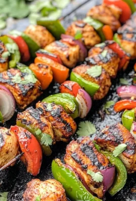 Fajita Chicken Kebabs