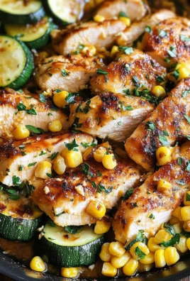 Garlic Butter Chicken with Zucchini and Corn - One-Pan, 30-Minute Meal
