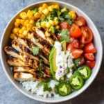 Grilled Chicken Burrito Bowls