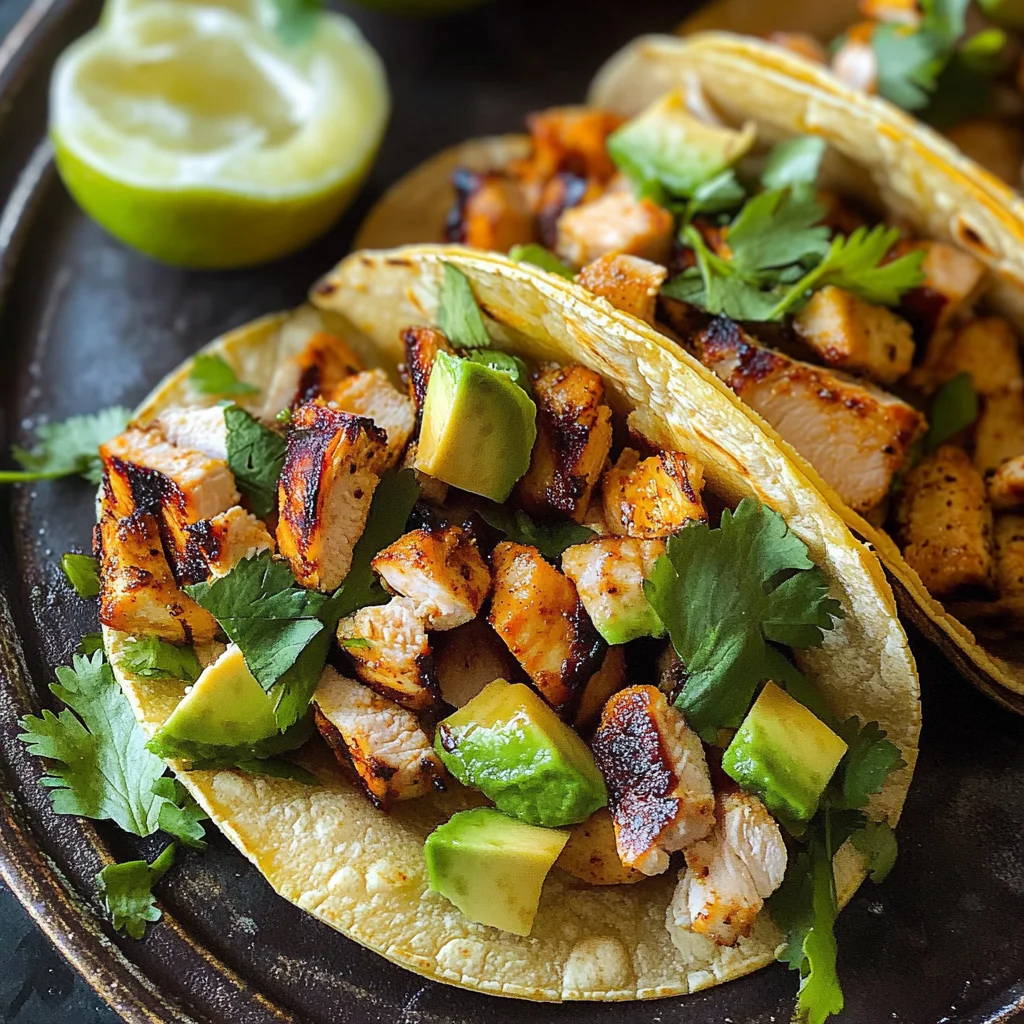 Grilled Chicken Street Tacos