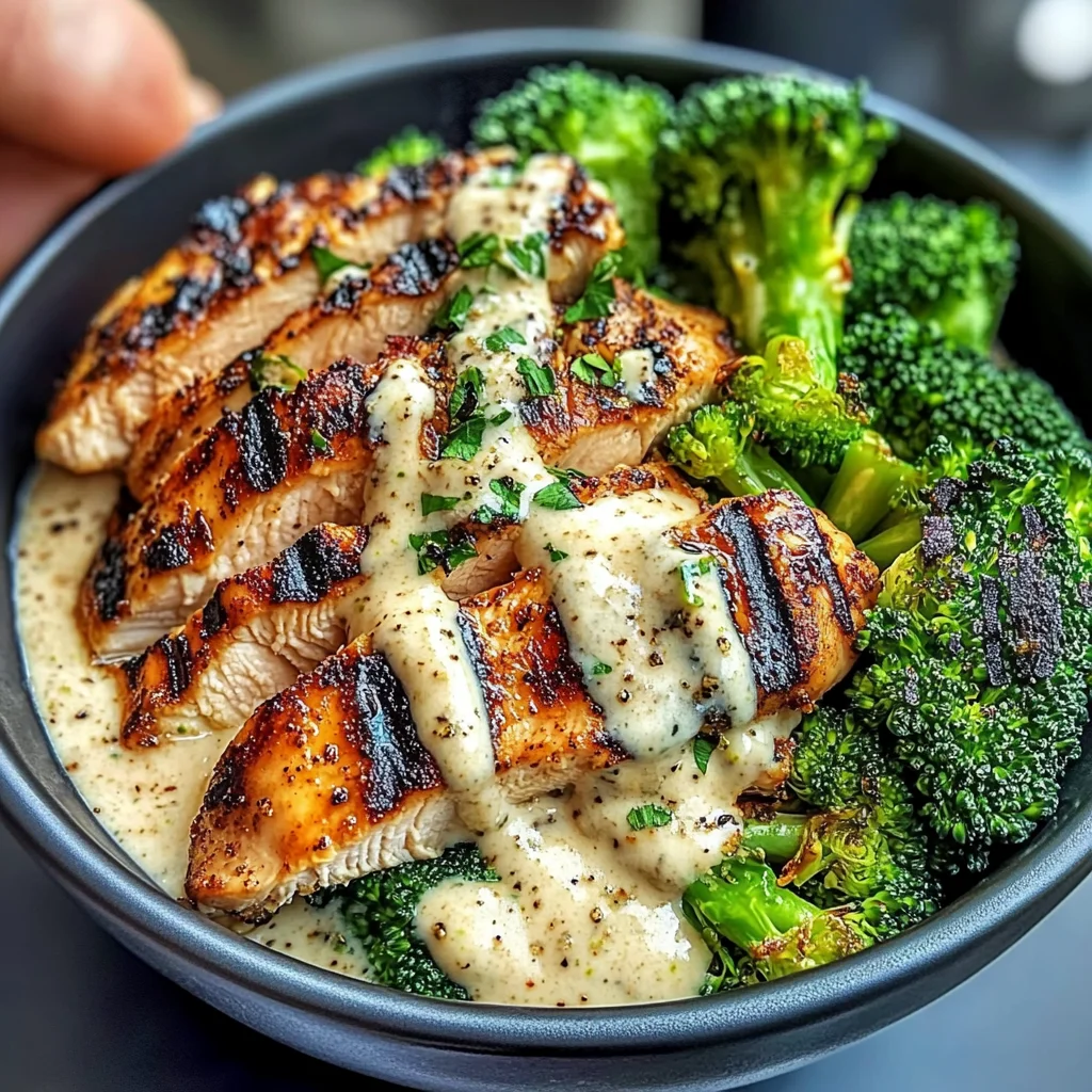 Grilled Chicken & Broccoli Bowls