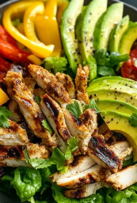 Grilled Chili Lime Chicken Fajita Salad