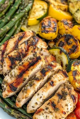 Grilled Garlic and Herb Chicken and Veggies