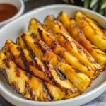 Grilled Pinapple with Cinnamon Honey Drizzle