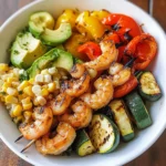 Grilled Shrimp and Vegetable Bowl
