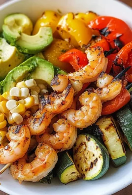 Grilled Shrimp and Vegetable Bowl