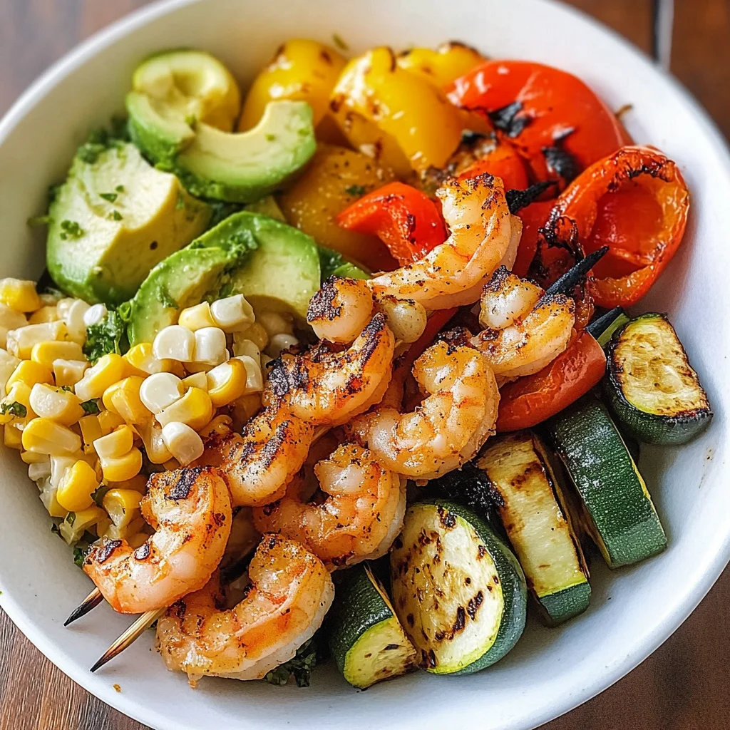 Grilled Shrimp and Vegetable Bowl