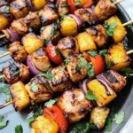 Hawaiian Chicken Skewers