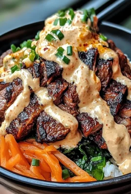 Korean Beef Bibimbap With Gochujang Aioli
