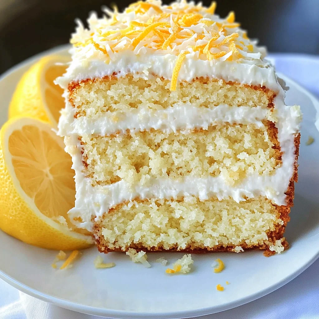 Lemon Coconut Cake