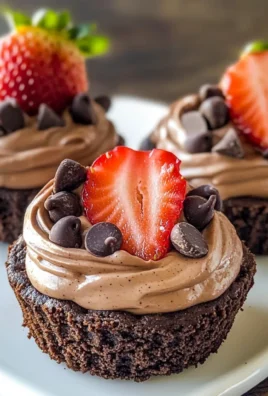 No Bake Mini Chocolate Cheesecakes
