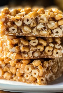 No Bake Peanut Butter Cheerio Bars