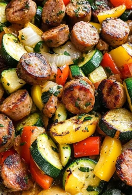 Skillet Sausage and Zucchini