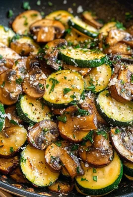 Skillet Zucchini and Mushrooms