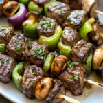 Steak Kabobs with Garlic Butter