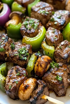 Steak Kabobs with Garlic Butter