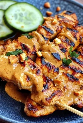 Thai Chicken Sate with Peanut Sauce