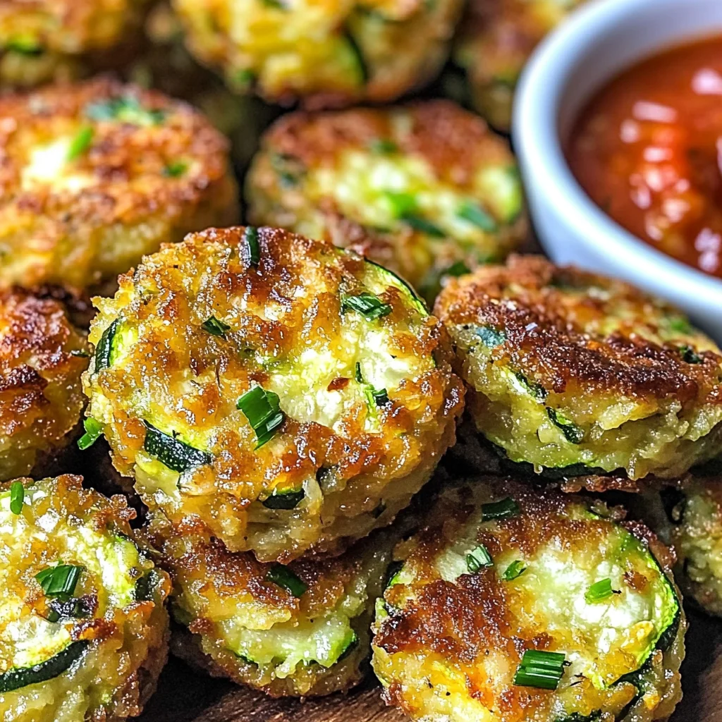 Zucchini Garlic Bites