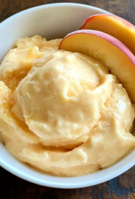 5-Minute Healthy Peach Frozen Yogurt