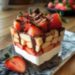 Apple and Strawberry Dessert Harmony