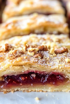Apricot Raspberry Rugelach Bars