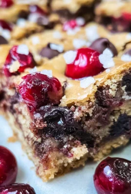 Chocolate Chip Cherry Bars