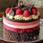 Chocolate Raspberry Mousse Cake