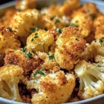 Crispy Parmesan Roasted Cauliflower Recipe
