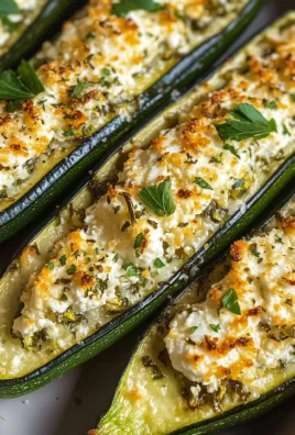 Feta Cheese Stuffed Zucchini