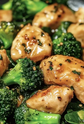 Garlic Chicken with Broccoli and Spinach