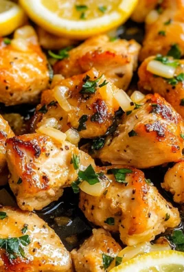 Lemon Garlic Chicken Bites