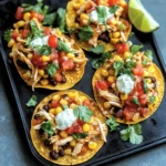 Mexican Rotisserie Chicken Tostadas