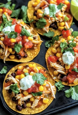 Mexican Rotisserie Chicken Tostadas