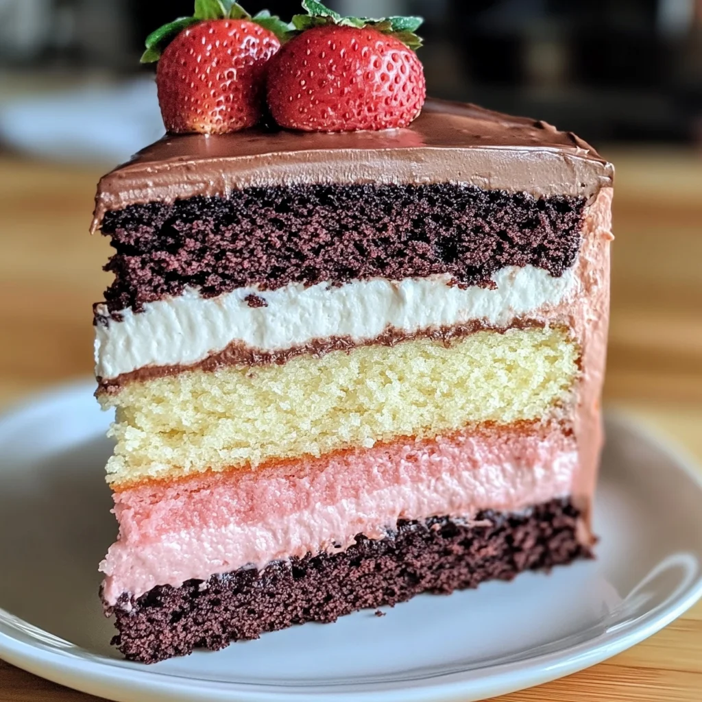 Neapolitan Cake