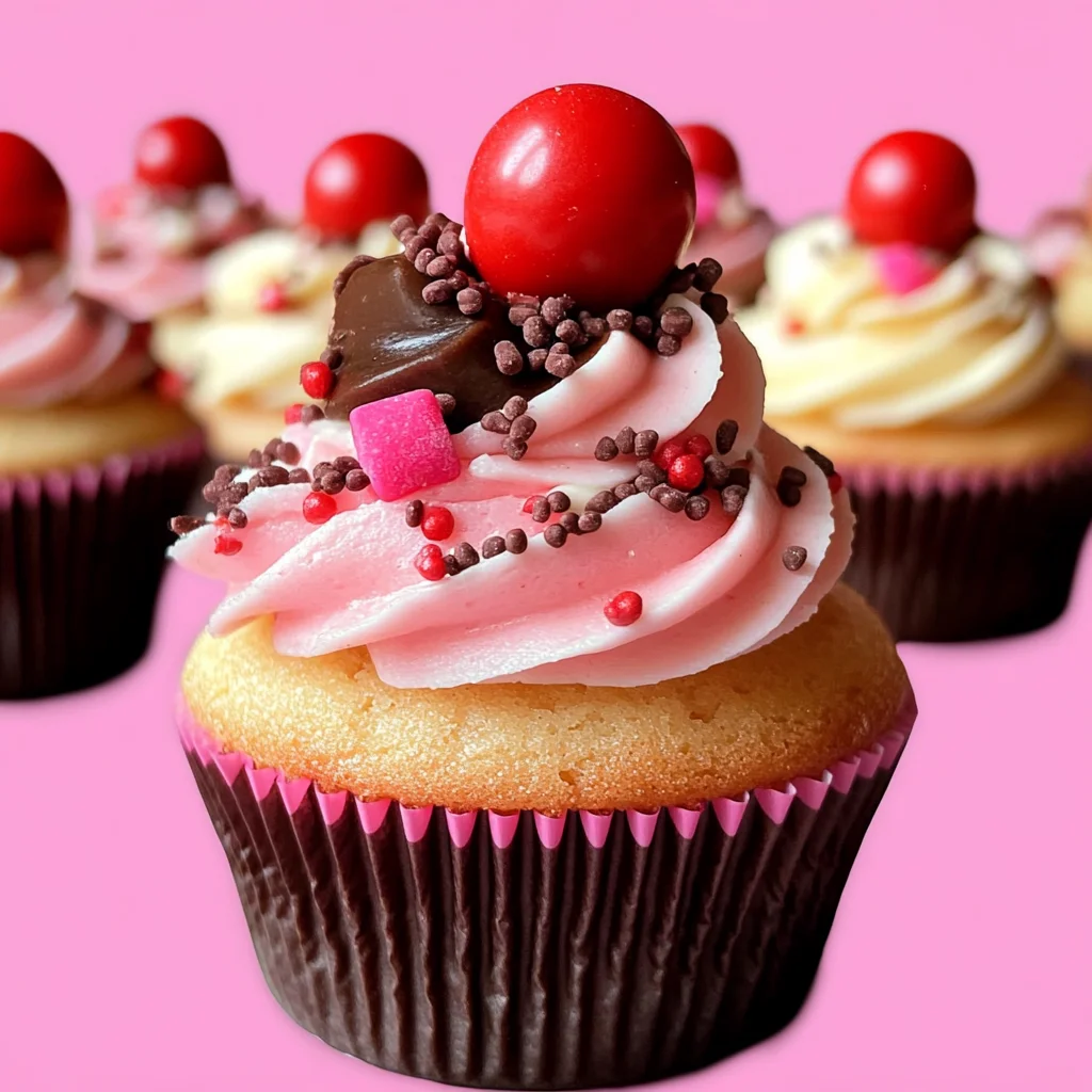 Neapolitan Ice Cream Cupcakes