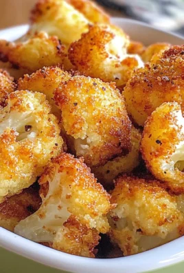 Parmesan Cauliflower Bites - Just 5 Ingredients
