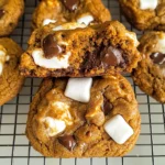 Pumpkin S'mores Cookies