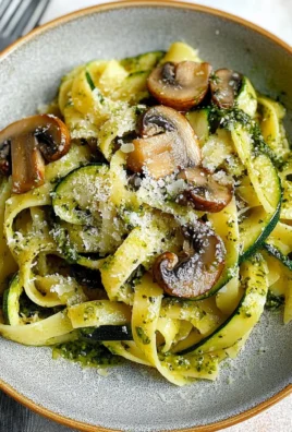 Zucchini Mushroom Pasta