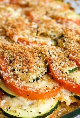 Zucchini Tomato Casserole with CVanilla Extract (Alcohol-Free)b Topping