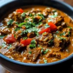 Slow-Simmered Beef Curry in Creamy Coconut Sauce