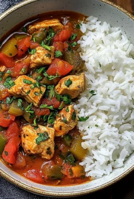 Tomato & Herb Chicken Stew with Fluffy Rice