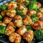 Air Fryer Chicken Bites and Broccoli