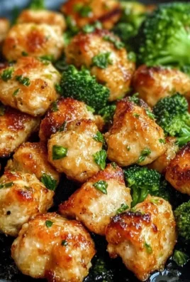 Air Fryer Chicken Bites and Broccoli