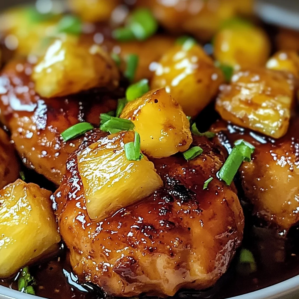Brown Sugar Pineapple Chicken