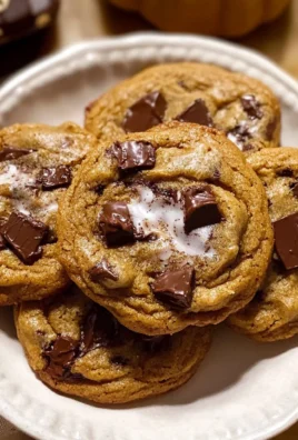 Chewy Pumpkin Chocolate Chip Cookies
