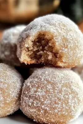 Cinnamon Sugar Snowball Cookies